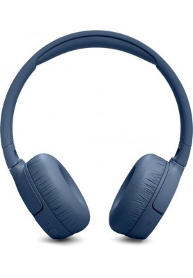 Навушники бездротові JBL Tune 670NC, Blue, Bluetooth, мікрофон, акумулятор 690 mAh, активне шумозаглушення, технологія "Pure Bass", кнопки на чашках навушників (JBLT670NCBLU)