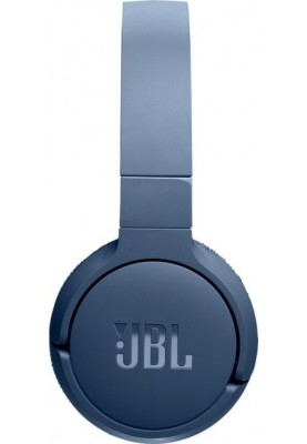 Навушники бездротові JBL Tune 670NC, Blue, Bluetooth, мікрофон, акумулятор 690 mAh, активне шумозаглушення, технологія "Pure Bass", кнопки на чашках навушників (JBLT670NCBLU)