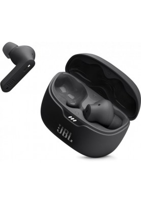 Навушники бездротові JBL Tune Beam, Black, Bluetooth, мікрофон, акумулятор 70 mAh, чохол з функцією зарядки, технологія "JBL Pure Bass Sound" (JBLTBEAMBLK)