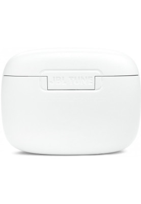 Навушники бездротові JBL Tune Beam, White, Bluetooth, мікрофон, акумулятор 70 mAh, чохол з функцією зарядки, технологія "JBL Pure Bass Sound" (JBLTBEAMWHT)