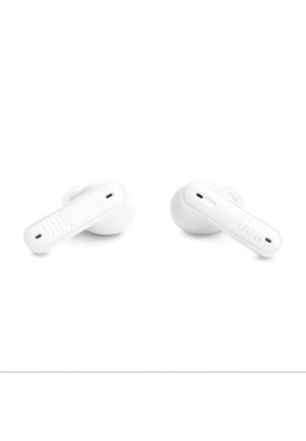 Навушники бездротові JBL Tune Beam, White, Bluetooth, мікрофон, акумулятор 70 mAh, чохол з функцією зарядки, технологія "JBL Pure Bass Sound" (JBLTBEAMWHT)