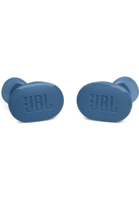 Навушники бездротові JBL Tune Buds, Blue, Bluetooth, мікрофон, акумулятор 70 mAh, чохол з функцією зарядки, технологія "JBL Pure Bass Sound" (JBLTBUDSBLU)