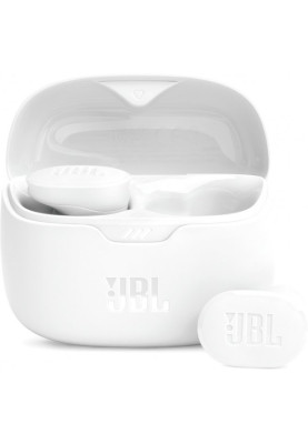 Навушники бездротові JBL Tune Buds, White, Bluetooth, мікрофон, акумулятор 70 mAh, чохол з функцією зарядки, технологія "JBL Pure Bass Sound" (JBLTBUDSWHT)