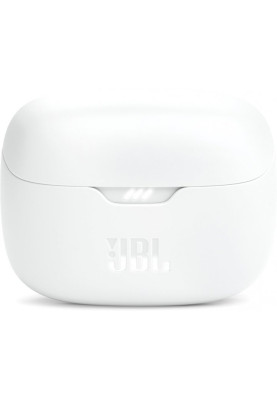 Навушники бездротові JBL Tune Buds, White, Bluetooth, мікрофон, акумулятор 70 mAh, чохол з функцією зарядки, технологія "JBL Pure Bass Sound" (JBLTBUDSWHT)