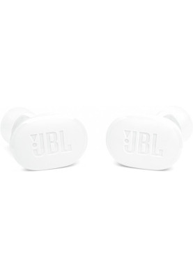 Навушники бездротові JBL Tune Buds, White, Bluetooth, мікрофон, акумулятор 70 mAh, чохол з функцією зарядки, технологія "JBL Pure Bass Sound" (JBLTBUDSWHT)