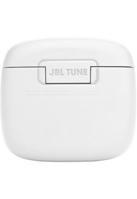 Навушники бездротові JBL Tune Flex, White, Bluetooth, мікрофон, акумулятор 55 mAh, чохол з функцією зарядки, технологія "JBL Pure Bass Sound" (JBLTFLEXWHT)