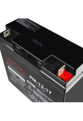 Батарея для ДБЖ 12В 17Аг PowerCom PM1217AGM 170х80х180 мм AGM