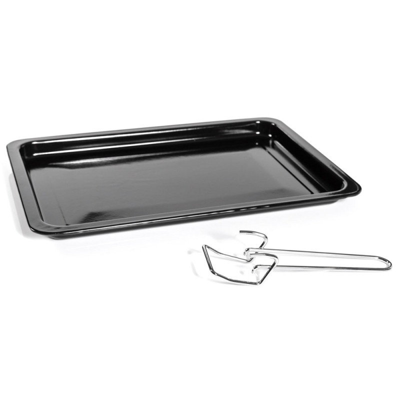 Електродуховка Holmer HEO-183С, Black, 1800w, 35л, конвекція, в комплекті деко з антипригарним покриттям та решітка гриль, індикатор роботи, таймер, 100°С-250°С, фіксація відкритого положення дверцят