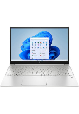Ноутбук 15" HP Pavilion 15-eg3035ua (834F7EA) Natural Silver 15.6", матовий LED Full HD 1920x1080 IPS, Intel Core i5-1335U 3.4-4.6GHz, RAM 16Gb, SSD 512Gb, Intel Iris Xe Graphics, DOS
