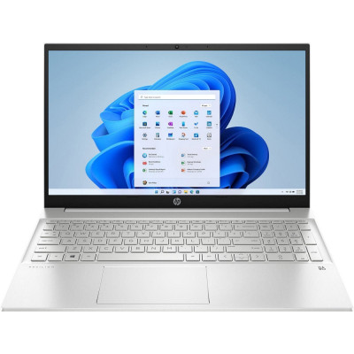 Ноутбук 15" HP Pavilion 15-eg3035ua (834F7EA) Natural Silver 15.6", матовий LED Full HD 1920x1080 IPS, Intel Core i5-1335U 3.4-4.6GHz, RAM 16Gb, SSD 512Gb, Intel Iris Xe Graphics, DOS