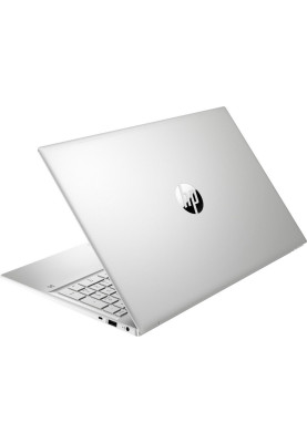 Ноутбук 15" HP Pavilion 15-eg3035ua (834F7EA) Natural Silver 15.6", матовий LED Full HD 1920x1080 IPS, Intel Core i5-1335U 3.4-4.6GHz, RAM 16Gb, SSD 512Gb, Intel Iris Xe Graphics, DOS