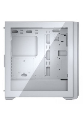 Корпус Cougar MX330-G Pro White, без БЖ, Mid Tower, Mini ITX / Micro ATX / ATX, Type-C Gen 2, USB 3.0 x2, USB 2.0 x1, 120-мм Fan, 209 x 495 x 475 мм