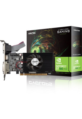 Відеокарта GeForce GT610, Arktek, 2Gb GDDR3, 64-bit, VGA/DVI/HDMI, 810/1333 MHz (AKN610D3S2GL1)