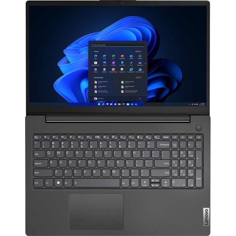 Ноутбук 15" Lenovo IdeaPad V15 G3 IAP (82TT00KKRA) Black 15.6" FullHD 1920x1080 матовий, Intel Core i3-1215U 1.2-4.4GHz, RAM 16GB, SSD 256GB, Intel UHD Graphics, Windows 11 Pro