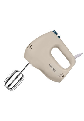 Міксер Liberton LHM-2808, Beige, 300W, ручний, 5 швидкостей, вінчики, гаки для замісу тіста, корпус з ABS пластику