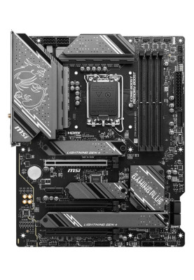Материнська плата LGA1700, MSI Z790 GAMING PLUS WIFI, Z790, 4xDDR5, Int.Video(CPU), 6xSATA3, 4xM.2, 1xPCI-E 5.0 x16, 1xPCI-E 4.0 x16, 1xPCI-E 3.0 x16, 1xPCI-E 3.0 x1, ALC897, I225V, WiFi 6E, Bluetooth 5.3, 9xUSB3.2/8xUSB2.0, HDMI/DP, ATX