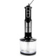 Блендер Eisen EBSS-211SS, Black, 1200W, занурювальний, 2 швидкості з ступінчатим регулюванням, чаша для подрібнення 500мл , вінчик, насадка блендера