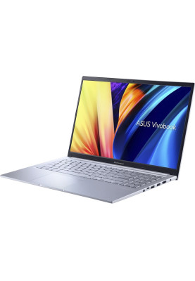 Ноутбук 15" Asus VivoBook 15 X1502ZA-BQ643 (90NB0VX2-M00V40) Icelight Silver 15.6" FullHD 1920x1080 IPS матовий, Intel Core i5-1235U 1.3-4.4GHz, RAM 16GB, SSD 512GB, Intel Iris Xe Graphics, DOS