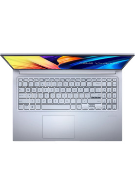 Ноутбук 15" Asus VivoBook 15 X1502ZA-BQ643 (90NB0VX2-M00V40) Icelight Silver 15.6" FullHD 1920x1080 IPS матовий, Intel Core i5-1235U 1.3-4.4GHz, RAM 16GB, SSD 512GB, Intel Iris Xe Graphics, DOS