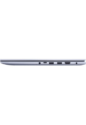 Ноутбук 15" Asus VivoBook 15 X1502ZA-BQ643 (90NB0VX2-M00V40) Icelight Silver 15.6" FullHD 1920x1080 IPS матовий, Intel Core i5-1235U 1.3-4.4GHz, RAM 16GB, SSD 512GB, Intel Iris Xe Graphics, DOS