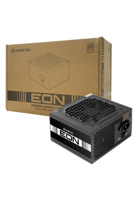 Блок живлення 700 Вт, Chieftec EON, Black, 80+ Standart, Active PFC, 120 мм, 2xMolex / 4xSATA / 4x6+2-pin / 1x20+4-pin / 2x4+4-pin, захист AFC/OPP/OVP/SCP/SIP/UVP (ZPU-700S)