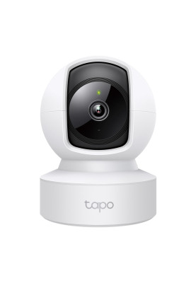IP камера TP-Link Tapo C212, White, 3 Мп(2304x1296/15 fps),1/2.9" CMOS,H.264,f/2.4,f=4 мм,WiFi (2.4 GHz),кут огляду до 360°/ 114° по горизонталі/вертикалі, день/ніч,ІЧ-підсвічування 850 нм до 9 м, двосторонній аудіозв'язок,microSD,iOS 10+/Android 5.0