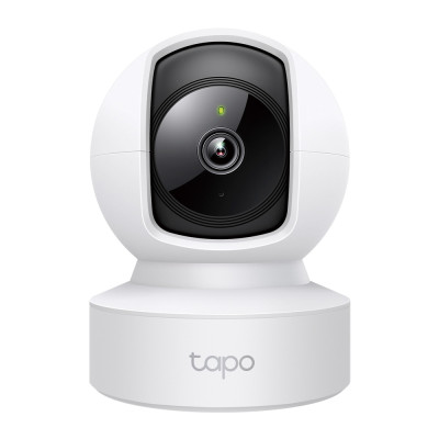 IP камера TP-Link Tapo C212, White, 3 Мп(2304x1296/15 fps),1/2.9" CMOS,H.264,f/2.4,f=4 мм,WiFi (2.4 GHz),кут огляду до 360°/ 114° по горизонталі/вертикалі, день/ніч,ІЧ-підсвічування 850 нм до 9 м, двосторонній аудіозв'язок,microSD,iOS 10+/Android 5.0