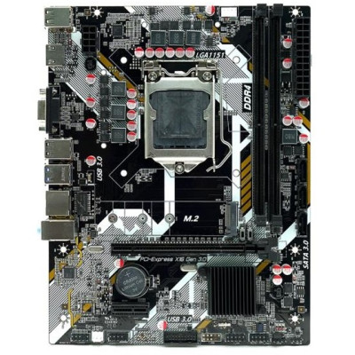 Мат.плата 1151 (B250) AFOX IB250-MA6-V4, B250, 2xDDR4, Int.Video(CPU), 3xSATA3, 1xM.2, 1xPCI-E 3.0 x16, 1xPCI-E 2.0 x1, ALC662, RTL8111, 4xUSB3.0/4xUSB2.0, VGA/HDMI, MicroATX