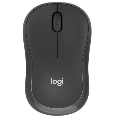 Миша бездротова Logitech M240 for Business, Graphite, Bluetooth / USB Logi Bolt, оптична, 400 - 4000 dpi, 3 кнопки, 1xAA (910-007182)