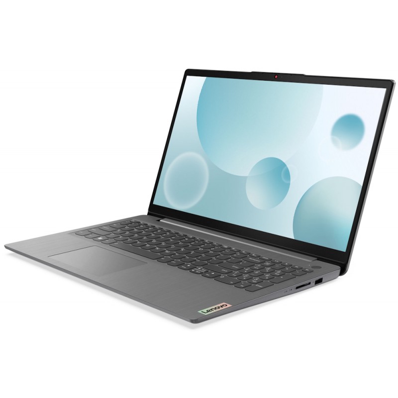 Ноутбук 15" Lenovo IdeaPad 3 15IAU7 (82RK011QRA) Arctic Grey 15.6" FullHD 1920x1080 IPS матовий, Intel Core i5-1235U 1.3-4.4GHz, RAM 8GB, SSD 512GB, Intel Iris Xe Graphics, DOS