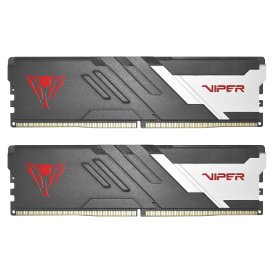 Пам'ять 16Gb x 2 (32Gb Kit) DDR5, 7400 MHz, Patriot Venom, Black, 36-44-44-110, 1.5V, з радіатором (PVV532G740C36K)