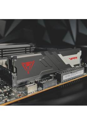 Пам'ять 16Gb x 2 (32Gb Kit) DDR5, 7400 MHz, Patriot Venom, Black, 36-44-44-110, 1.5V, з радіатором (PVV532G740C36K)