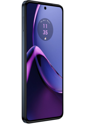 Смартфон Motorola G84, Midnight Blue, 5G, 2 NanoSIM, 6.55" (2400х1080, pOLED, 120 Гц), Qualcomm Snapdragon 695 (8 ядер), Adreno 619, 12Gb, 256Gb, NFC, WiFi 5, Bluetooth 5.1, 50/8Mp + 16Mp, Type-C, 5000 mAh (33 Вт), IP54, Android 13