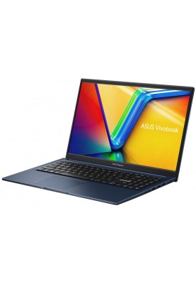 Ноутбук 15" Asus VivoBook 15 X1504ZA-BQ067(90NB1021-M002Y0) Quiet Blue 15.6" FullHD 1920x1080 матовий, Intel Core i3-1215U 3.3-4.4GHz, RAM 8GB DDR4, SSD 256GB, Intel UHD Graphics, DOS