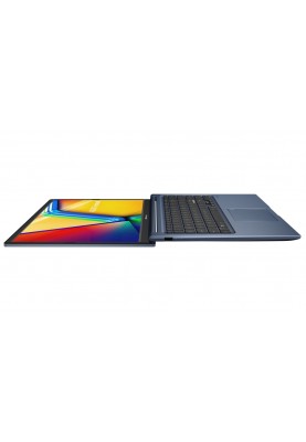 Ноутбук 15" Asus VivoBook 15 X1504ZA-BQ028 Quiet Blue 15.6" FullHD 1920x1080 IPS матовий, Intel Core i5-1235U 3.3-4.4GHz, RAM 8GB, SSD 512GB, Intel Iris Xe Graphics, DOS