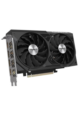 Відеокарта GeForce RTX 4060 Ti, Gigabyte, WINDFORCE OC, 16Gb GDDR6, 128-bit, 2xHDMI/2xDP, 2565/18000 MHz, 8-pin (GV-N406TWF2OC-16GD)