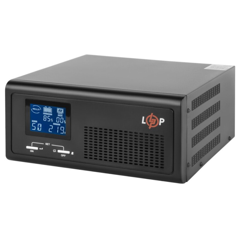 Джерело безперебійного живлення LogicPower LPE-B-PSW-430VA+ (300Вт) 1-15A з правильною синусоїдою 12В, клеми