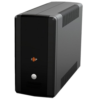 Джерело безперебійного живлення LogicPower LP-400VA 4Pro 240 Вт, 2 розетки, AVR, 12В/4.5Аг x 1 шт, чорний пластиковий корпус
