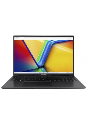 Ноутбук 16" Asus VivoBook 16 X1605ZA-MB331 (90NB0ZA3-M00HZ0) Black 16.1" FullHD 1920x1080 IPS матовий, Intel Core i3-1215U 3.3-4.4GHz, RAM 12GB, SSD 512GB, Intel UHD Graphics, DOS
