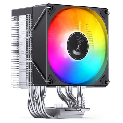 Кулер для процесора Jonsbo CR-1400 EVO ARGB, Black, алюміній/мідь, 1x92 мм ARGB, PWM, для Intel 115x/1200/1700, AMD AM4/AM5, TDP 180W