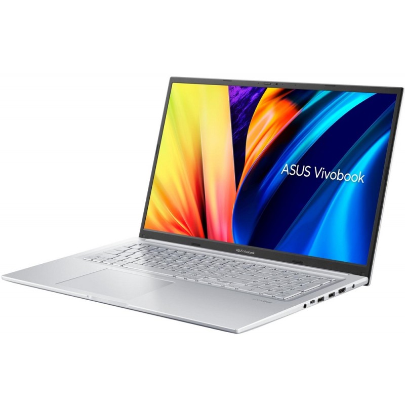 Ноутбук 17" Asus VivoBook 17X K1703ZA-AU062 (90NB0WN1-M004T0) Silver 17.3" FullHD 1920x1080 IPS матовий, Intel Core i5-12500H 3.3-4.5GHz, RAM 16GB, SSD 512GB, Intel Iris Xe Graphics, DOS