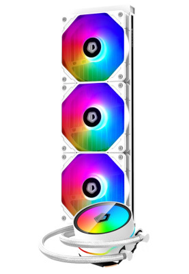 Система рідинного охолодження ID-Cooling Zoomflow 360 XT Snow, Intel: 1700/1200/2066/2011/1366/1151/1150/1155/1156, AMD: AM4/AM5, ARGB Sync (+контролер в комплекті), 350 Вт