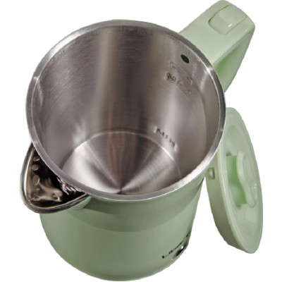 Електрочайник Liberton LEK-6828, Light Green, 1500W, 1.8л, дисковий, подвійна стінка (нержавіюча сталь+пластик), автовідключення, індикатор включення, відкривання кришки ручне, шкала рівня води внутрішня