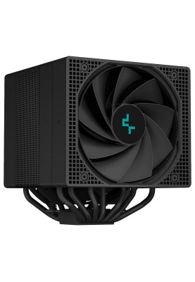 Кулер для процесора Deepcool ASSASSIN IV, Black, алюміній/мідь, 1x140 мм + 1x120 мм, для Intel 1700/1200/115x/2011/2066, AMD AMx/FMx, висота 164 мм (R-ASN4-BKNNMT-G)