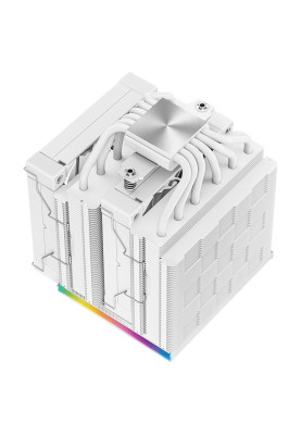 Кулер для процесора Deepcool AK620 DIGITAL, White, 2x120 мм, LCD екран, для Intel 1700/1200/115x/2011/2066, AMD AMx/FMx, висота 162 мм (R-AK620-WHADMN-G)