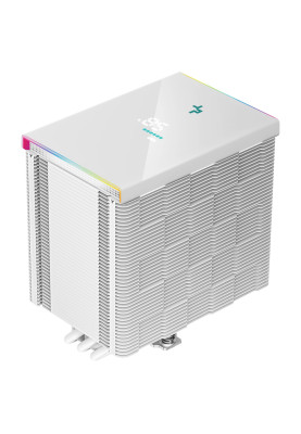 Кулер для процесора Deepcool AK500 DIGITAL, White, 1x120 мм, LCD екран, для Intel 1700/1200/115x/20хх, AMD AMx/FMx, висота 160 мм (R-AK500-WHADMN-G)