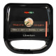 Бутербродниця Liberton LSM-5101, Black, 750W, пластини трикутні сендвічі, антипригарне покриття, індикатор готовності