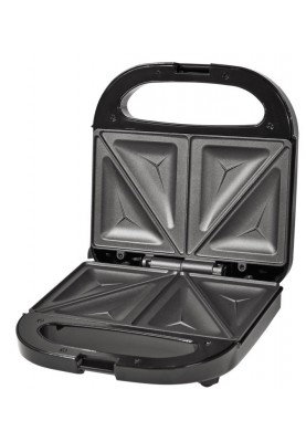 Бутербродниця Liberton LSM-5101, Black, 750W, пластини трикутні сендвічі, антипригарне покриття, індикатор готовності