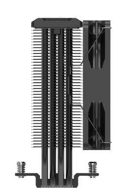 Кулер для процесора PcCooler PALADIN EX400 ARGB, Black, алюміній/мідь, 1x120 мм ARGB, для Intel 1700/1200/115x, AMD AM5/AM4, висота 157 мм, до 180 Вт