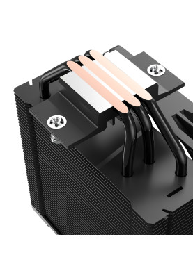 Кулер для процесора PcCooler PALADIN EX300 S, Black, алюміній/мідь, 1x120 мм RGB, для Intel 1700/1200/115x, AMD AM5/AM4, висота 157 мм, до 125 Вт